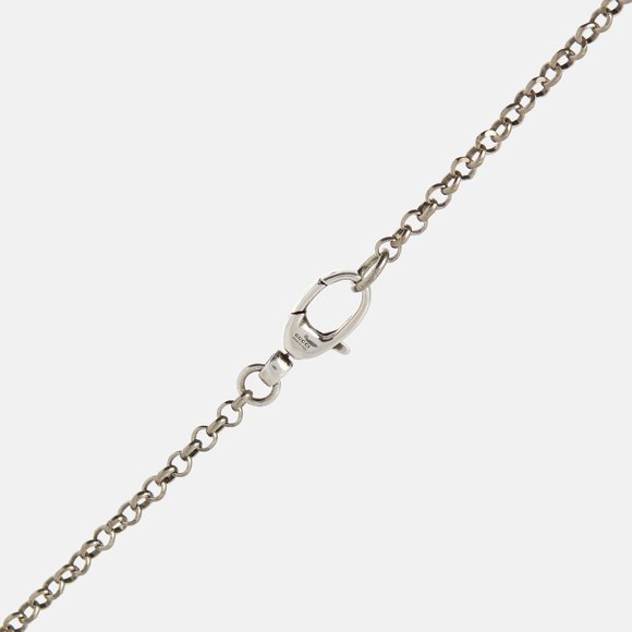 Sterling Silver Gucci Double G Key Necklace - Picture 3 of 8